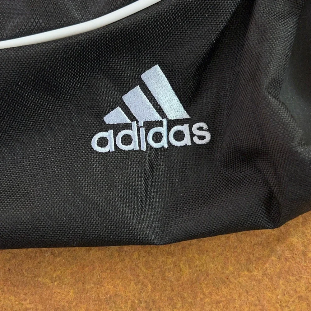 Adidas Unisex OS Black Alliance II Sackpack Drawstring Gym Bag NWT